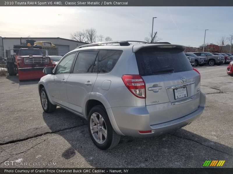 Classic Silver Metallic / Dark Charcoal 2010 Toyota RAV4 Sport V6 4WD