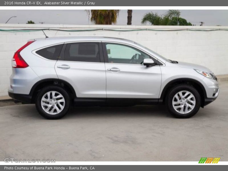 Alabaster Silver Metallic / Gray 2016 Honda CR-V EX