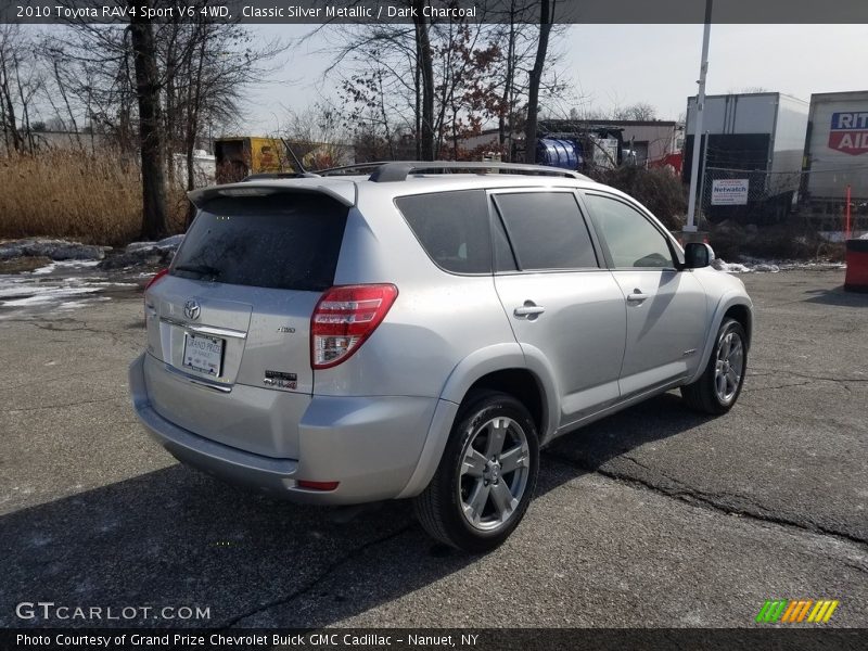 Classic Silver Metallic / Dark Charcoal 2010 Toyota RAV4 Sport V6 4WD