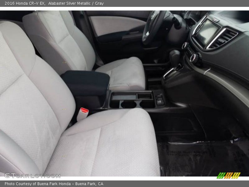 Alabaster Silver Metallic / Gray 2016 Honda CR-V EX