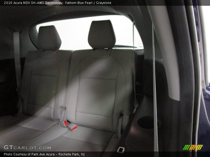 Fathom Blue Pearl / Graystone 2016 Acura MDX SH-AWD Technology