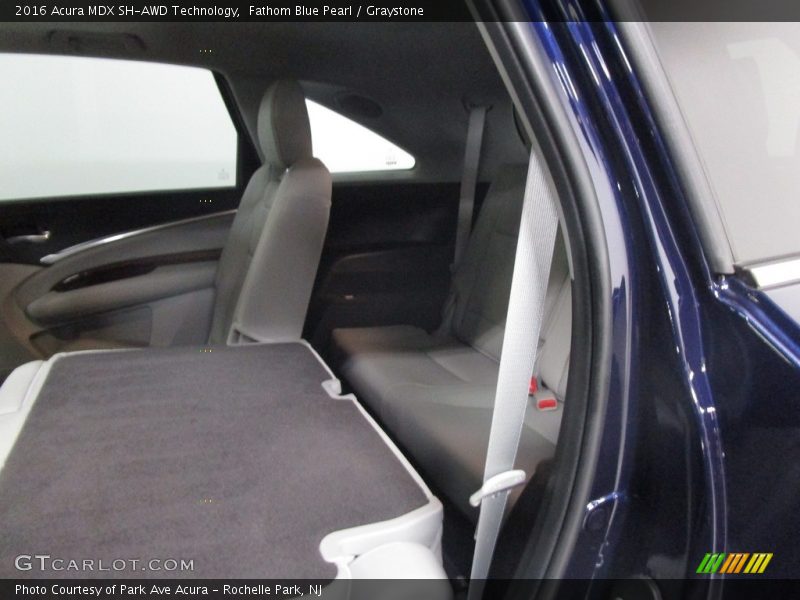 Fathom Blue Pearl / Graystone 2016 Acura MDX SH-AWD Technology