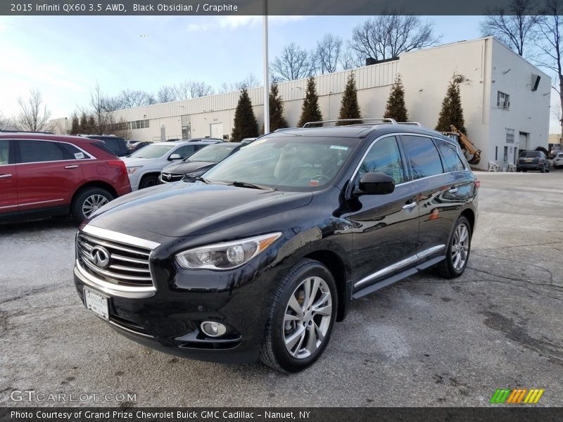 Black Obsidian / Graphite 2015 Infiniti QX60 3.5 AWD