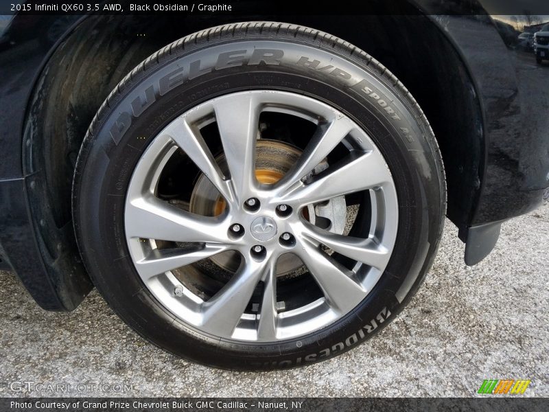 Black Obsidian / Graphite 2015 Infiniti QX60 3.5 AWD