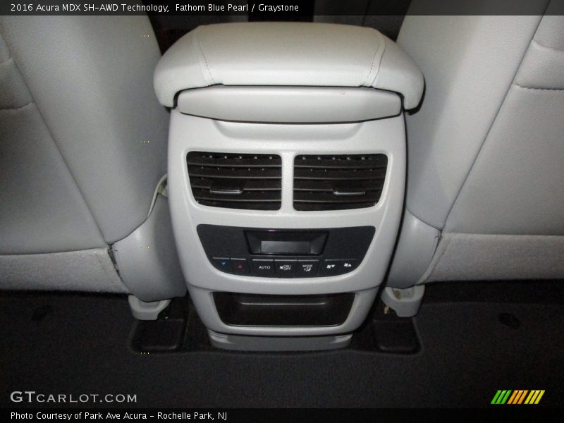 Fathom Blue Pearl / Graystone 2016 Acura MDX SH-AWD Technology