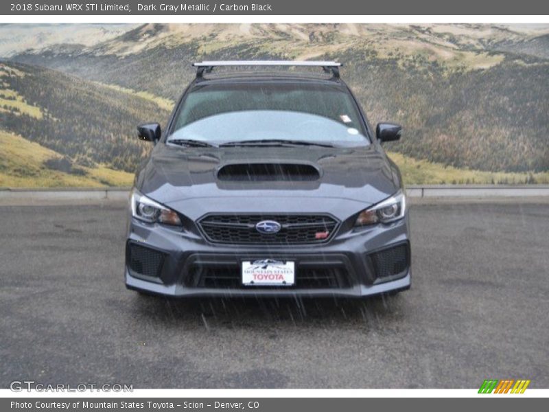 Dark Gray Metallic / Carbon Black 2018 Subaru WRX STI Limited