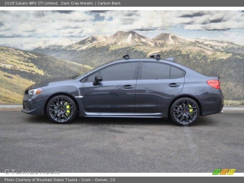 Dark Gray Metallic / Carbon Black 2018 Subaru WRX STI Limited