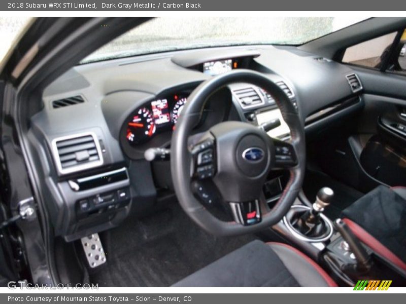 Dark Gray Metallic / Carbon Black 2018 Subaru WRX STI Limited