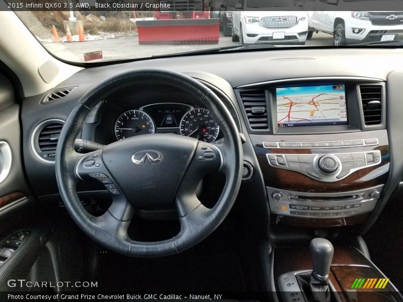 Black Obsidian / Graphite 2015 Infiniti QX60 3.5 AWD