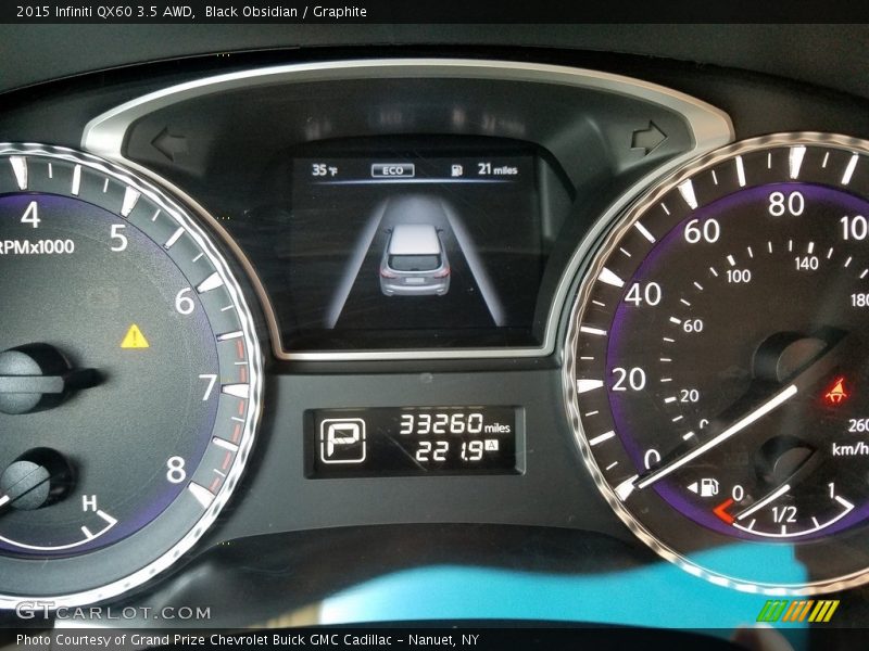 Black Obsidian / Graphite 2015 Infiniti QX60 3.5 AWD