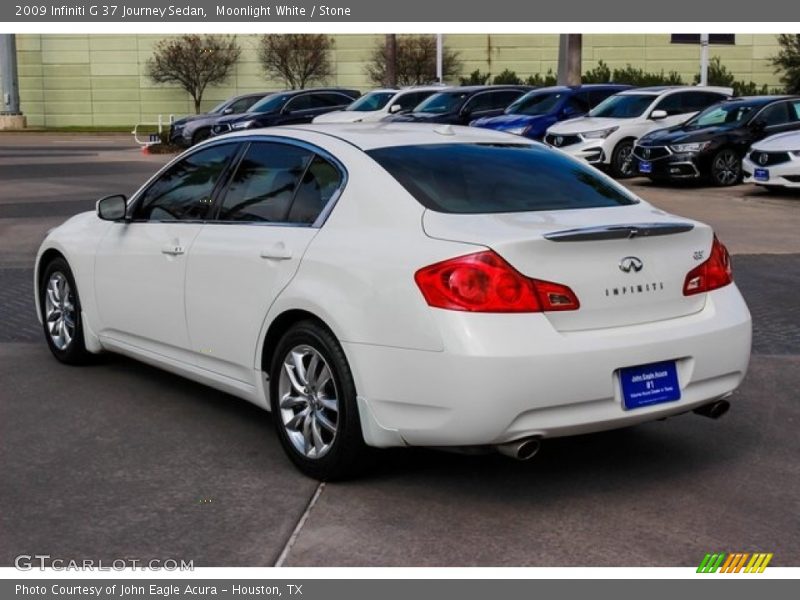 Moonlight White / Stone 2009 Infiniti G 37 Journey Sedan
