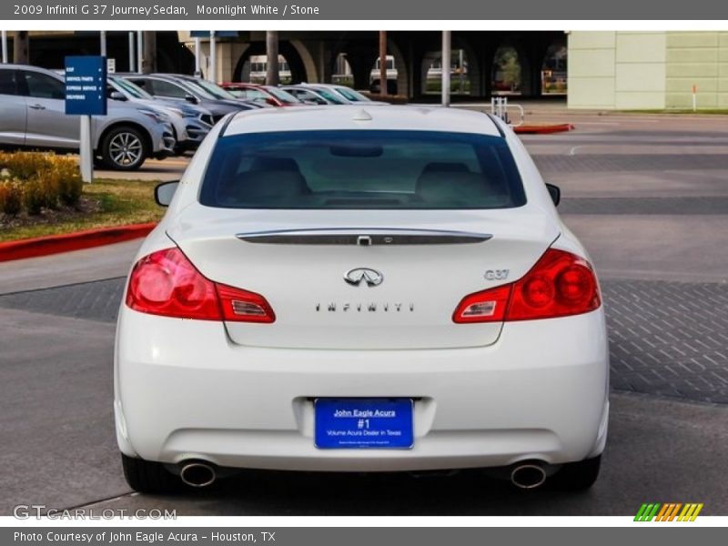 Moonlight White / Stone 2009 Infiniti G 37 Journey Sedan