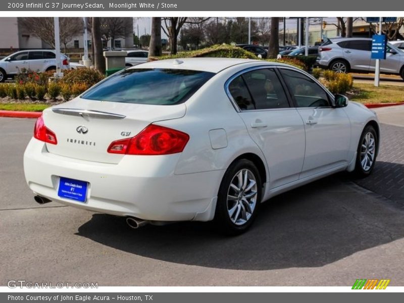 Moonlight White / Stone 2009 Infiniti G 37 Journey Sedan