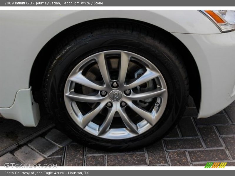Moonlight White / Stone 2009 Infiniti G 37 Journey Sedan
