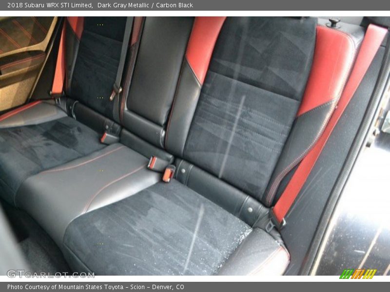 Rear Seat of 2018 WRX STI Limited