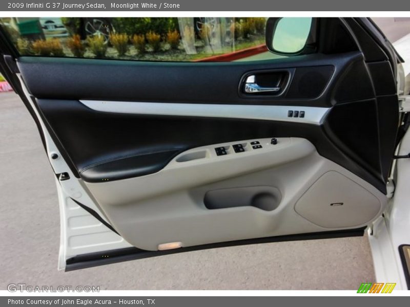 Moonlight White / Stone 2009 Infiniti G 37 Journey Sedan