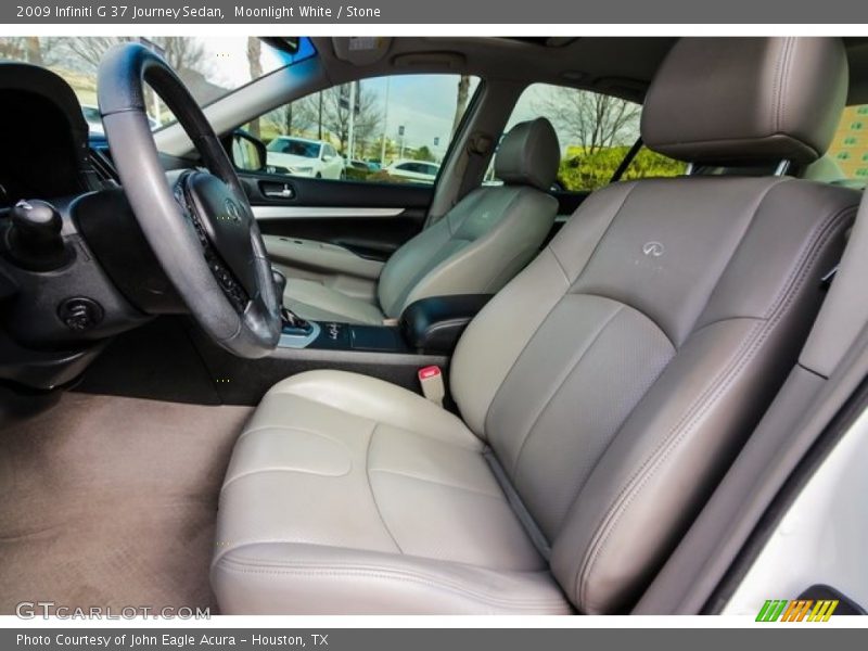 Moonlight White / Stone 2009 Infiniti G 37 Journey Sedan