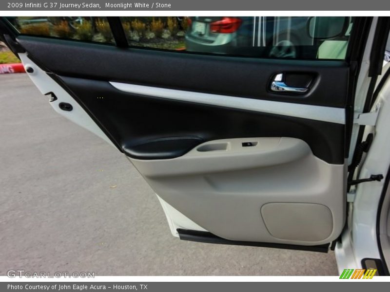 Moonlight White / Stone 2009 Infiniti G 37 Journey Sedan