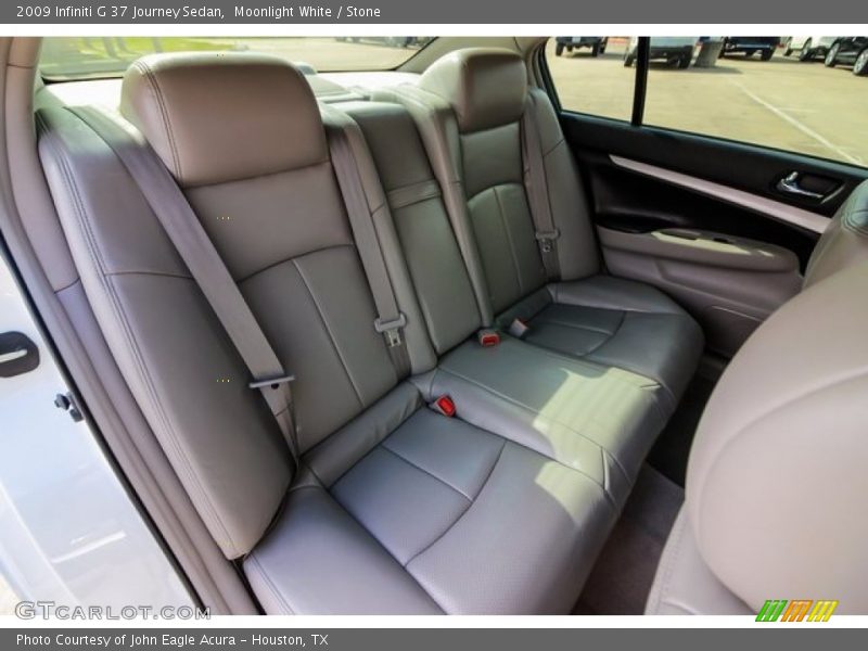 Moonlight White / Stone 2009 Infiniti G 37 Journey Sedan