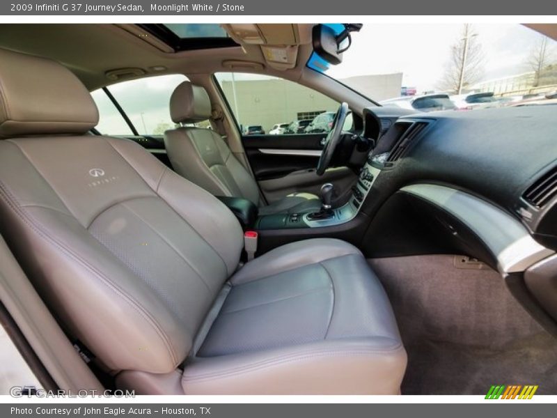 Moonlight White / Stone 2009 Infiniti G 37 Journey Sedan