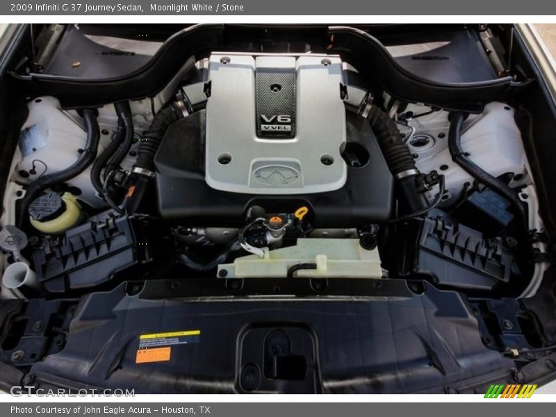 Moonlight White / Stone 2009 Infiniti G 37 Journey Sedan