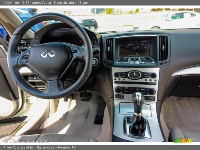 Moonlight White / Stone 2009 Infiniti G 37 Journey Sedan