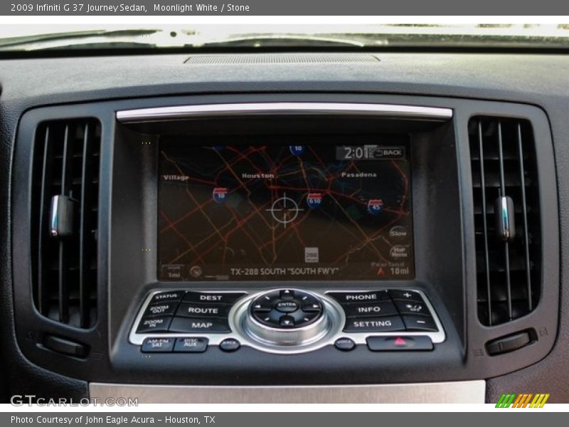 Moonlight White / Stone 2009 Infiniti G 37 Journey Sedan
