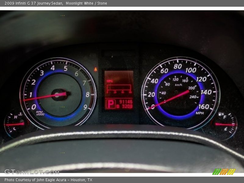 Moonlight White / Stone 2009 Infiniti G 37 Journey Sedan