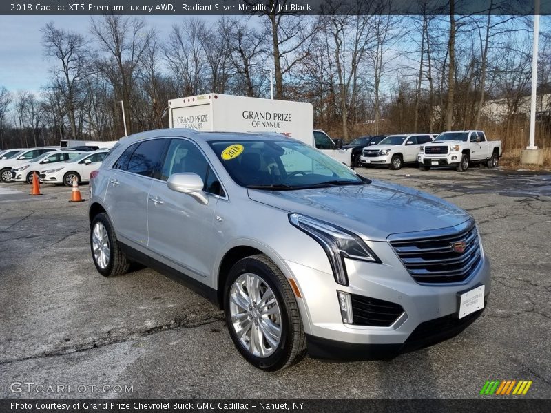 Radiant Silver Metallic / Jet Black 2018 Cadillac XT5 Premium Luxury AWD