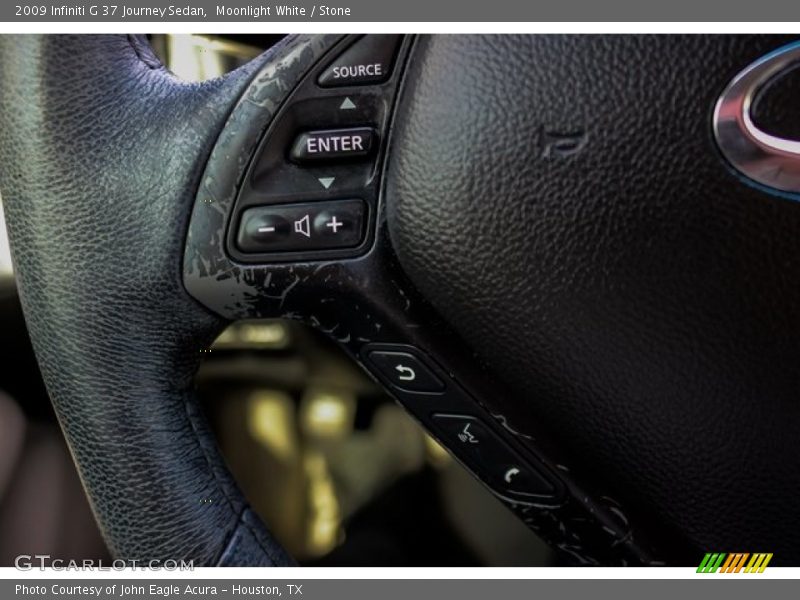 Moonlight White / Stone 2009 Infiniti G 37 Journey Sedan