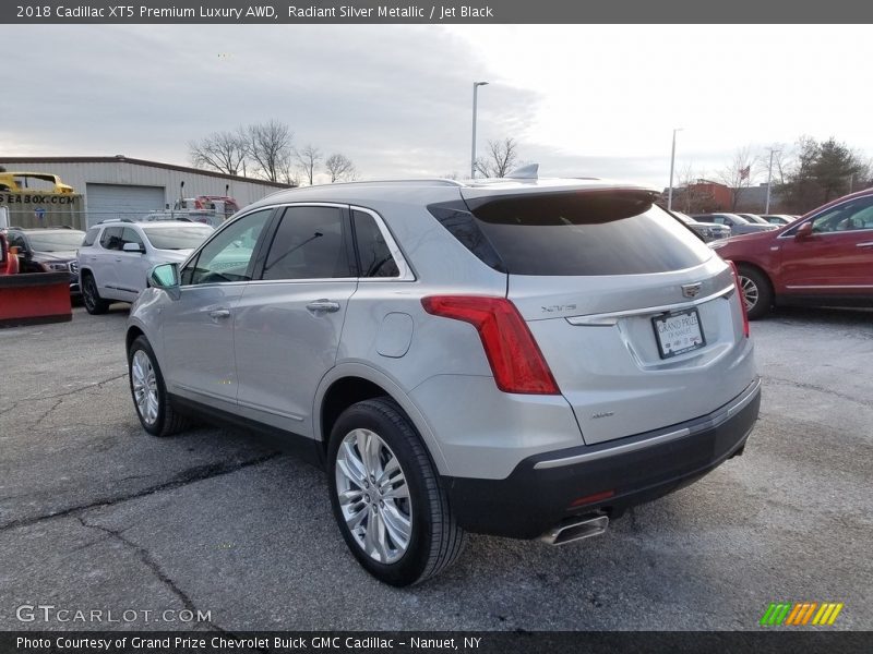 Radiant Silver Metallic / Jet Black 2018 Cadillac XT5 Premium Luxury AWD