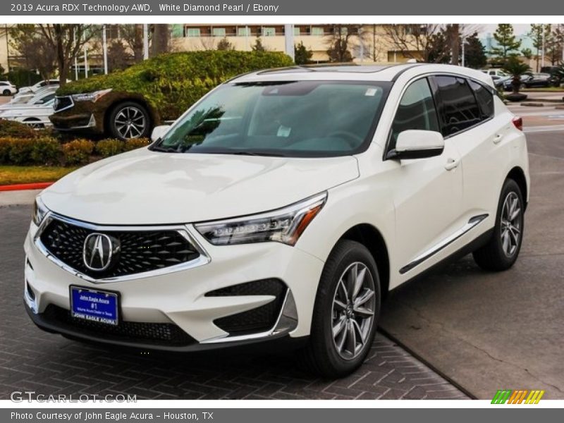 White Diamond Pearl / Ebony 2019 Acura RDX Technology AWD