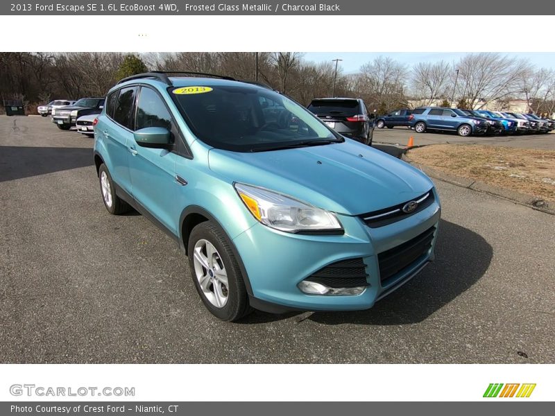 Frosted Glass Metallic / Charcoal Black 2013 Ford Escape SE 1.6L EcoBoost 4WD