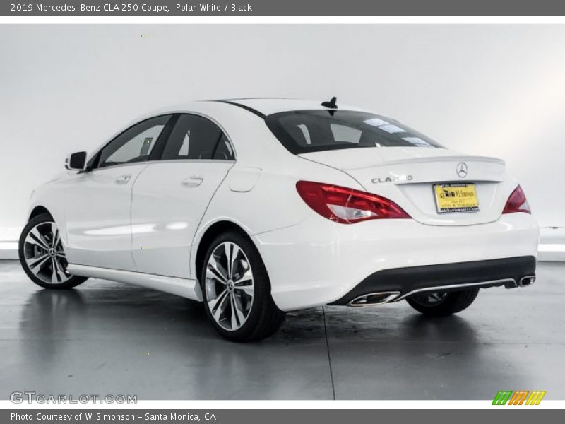 Polar White / Black 2019 Mercedes-Benz CLA 250 Coupe