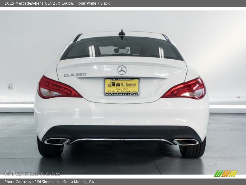 Polar White / Black 2019 Mercedes-Benz CLA 250 Coupe