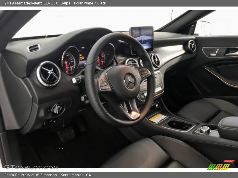 Polar White / Black 2019 Mercedes-Benz CLA 250 Coupe