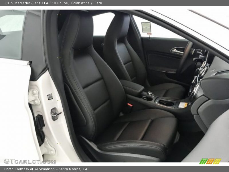 Polar White / Black 2019 Mercedes-Benz CLA 250 Coupe