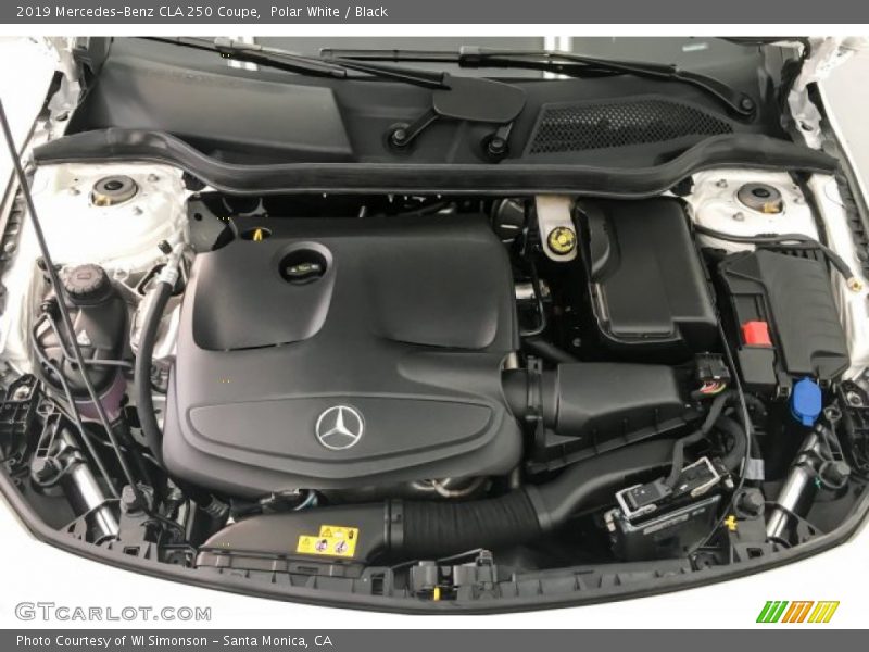 Polar White / Black 2019 Mercedes-Benz CLA 250 Coupe