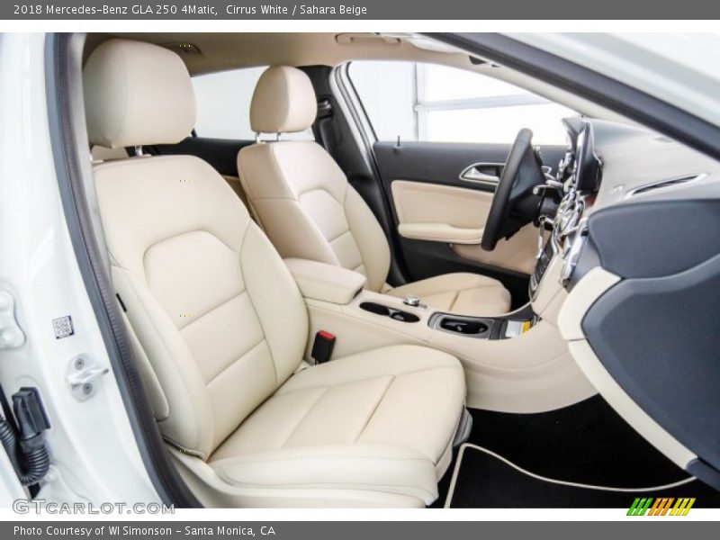 Cirrus White / Sahara Beige 2018 Mercedes-Benz GLA 250 4Matic