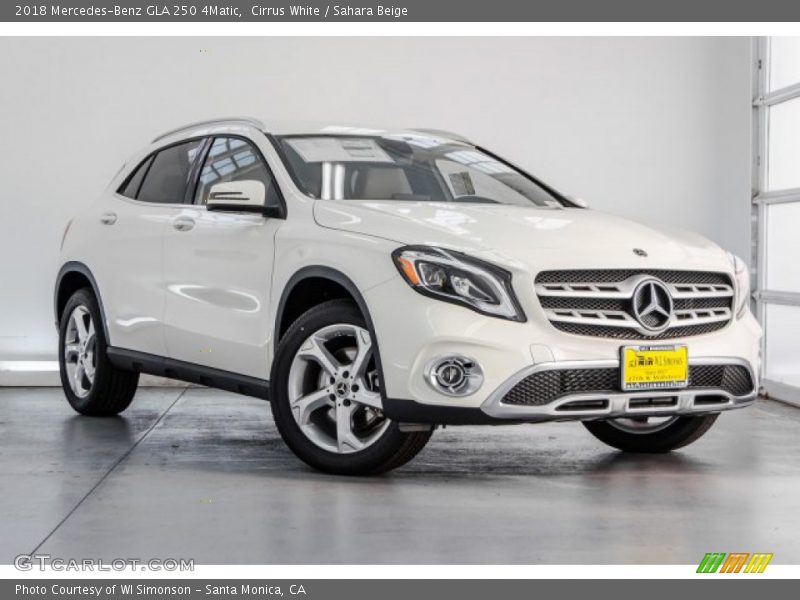 Cirrus White / Sahara Beige 2018 Mercedes-Benz GLA 250 4Matic