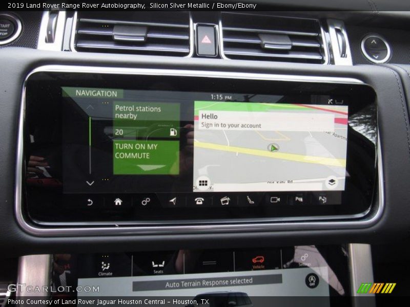 Navigation of 2019 Range Rover Autobiography