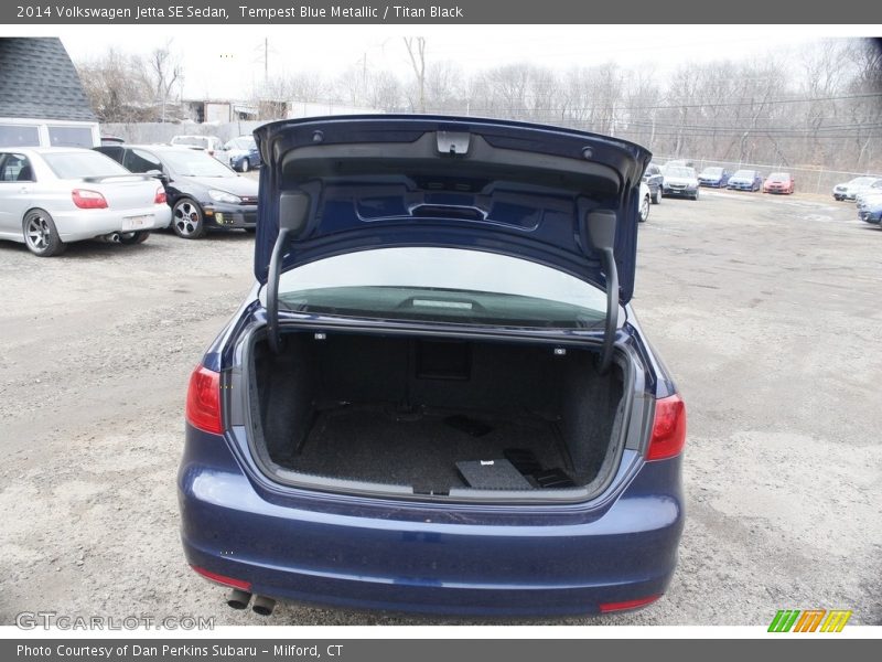 Tempest Blue Metallic / Titan Black 2014 Volkswagen Jetta SE Sedan