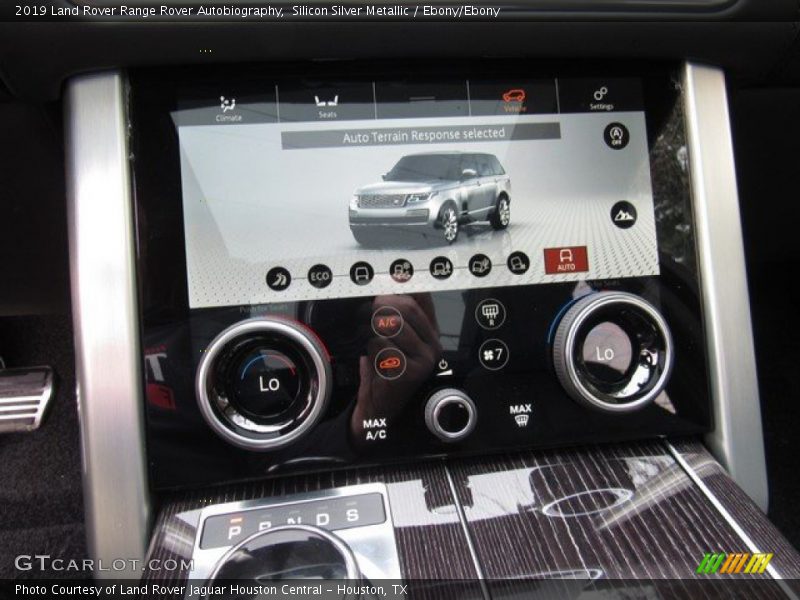 Controls of 2019 Range Rover Autobiography