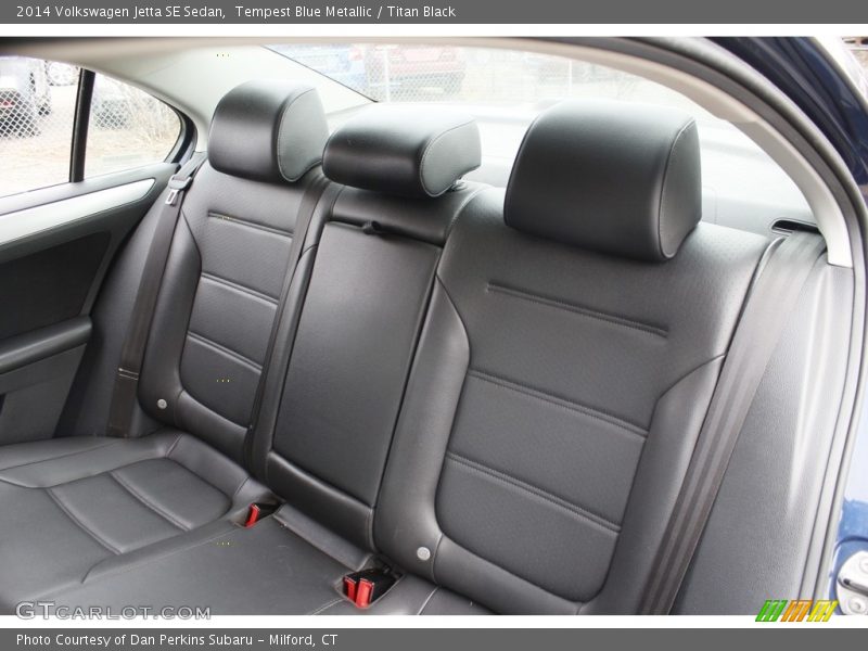 Tempest Blue Metallic / Titan Black 2014 Volkswagen Jetta SE Sedan