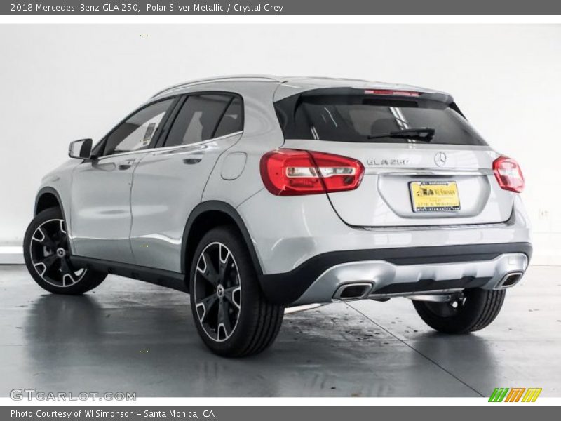 Polar Silver Metallic / Crystal Grey 2018 Mercedes-Benz GLA 250