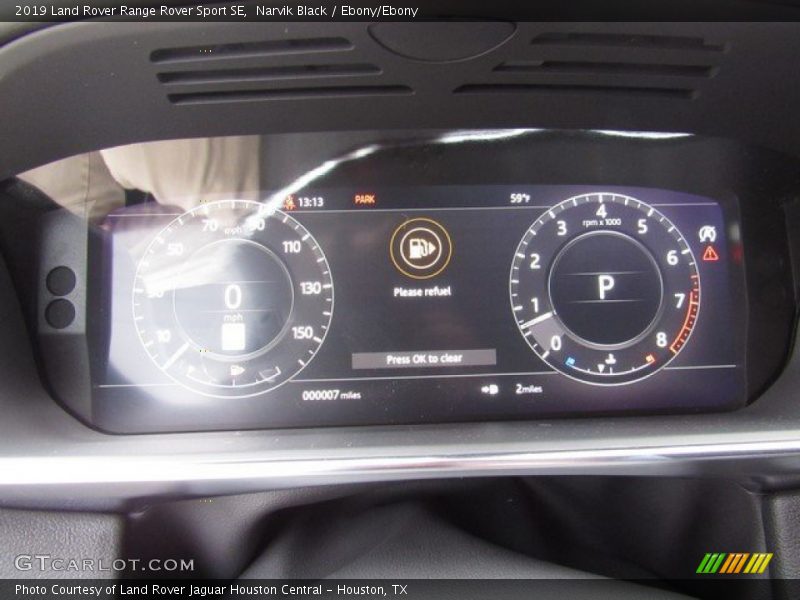 Narvik Black / Ebony/Ebony 2019 Land Rover Range Rover Sport SE