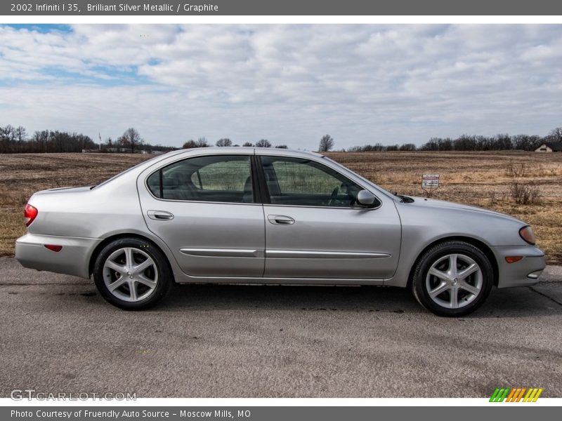 Brilliant Silver Metallic / Graphite 2002 Infiniti I 35