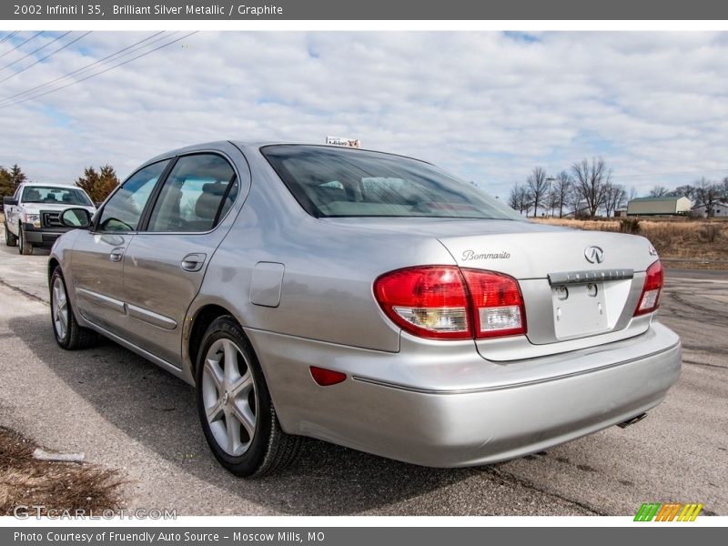 Brilliant Silver Metallic / Graphite 2002 Infiniti I 35