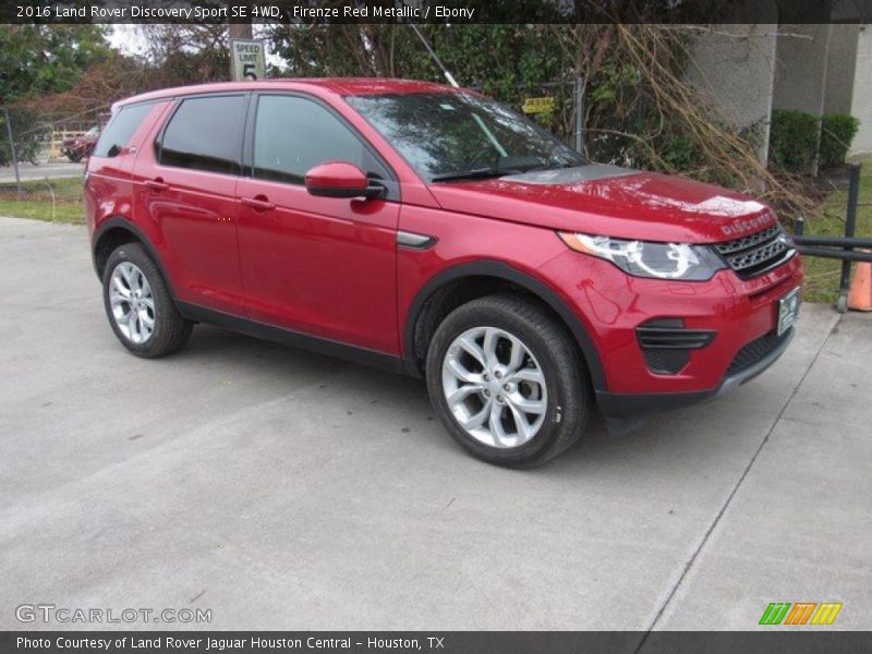 Firenze Red Metallic / Ebony 2016 Land Rover Discovery Sport SE 4WD