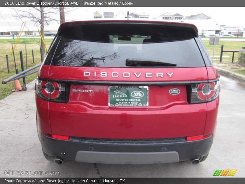 Firenze Red Metallic / Ebony 2016 Land Rover Discovery Sport SE 4WD